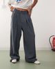 Collusion COLLUSION relaxed pull on pants in navy stripe - 2