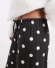 Collusion COLLUSION relaxed ribbed pants in black and white polka dot - 2