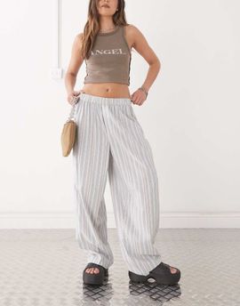 Collusion COLLUSION relaxed woven pants in mixed stripe - part of a set-Multi