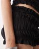 Collusion COLLUSION satin look shirred micro shorts in black - part of a set - 4