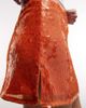 Collusion COLLUSION sequin mini skirt in orange - 4