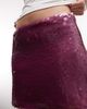 Collusion COLLUSION sequin mini skirt in purple - 2