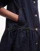 Collusion COLLUSION shirt dress in rinse wash-Navy - 4