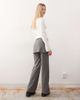 Collusion COLLUSION side tie skirt pants in gray pinstripe-Multi - 2