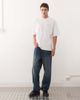 Collusion COLLUSION skater fit T-shirt in white with red print - 2