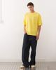 Collusion COLLUSION skater fit t-shirt in yellow with blue front and back prints - 2