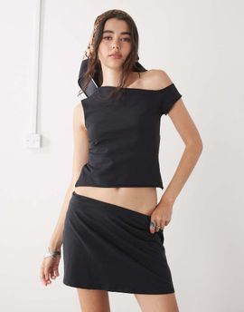 Collusion COLLUSION skort in black