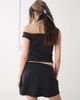 Collusion COLLUSION skort in black - 3