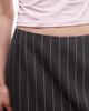 Collusion COLLUSION skort in gray and pink pinstripes-Black - 2