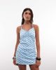 Collusion COLLUSION skort in polka-dot print-Blue - 2