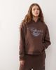 Collusion COLLUSION star logo hoodie in chocolate - part of a set-Brown - 2