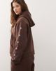 Collusion COLLUSION star logo hoodie in chocolate - part of a set-Brown - 4