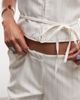 Collusion COLLUSION straight leg pants in ivory pinstripe - part of a set-White - 3