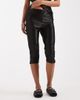 Collusion COLLUSION stretch satin low rise capri pants in black - part of a set - 2