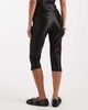 Collusion COLLUSION stretch satin low rise capri pants in black - part of a set - 4
