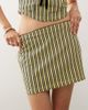 Collusion COLLUSION striped mini skirt in yellow stripe - part of a set - 2