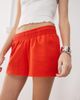 Collusion COLLUSION sweatpants fabric micro shorts in red - 3