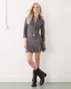 Collusion COLLUSION Tailored bengaline mini kilt in gray - part of a set - 2