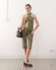 Collusion COLLUSION tailored cargo capris in khaki - part of a set-Gray - 1