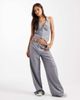 Collusion COLLUSION tailored low rise relaxed pants in charcoal-Gray - 1