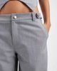 Collusion COLLUSION tailored low rise relaxed pants in charcoal-Gray - 3