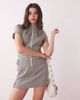 Collusion COLLUSION tailored mini skirt in mixed plaid-Multi - 1