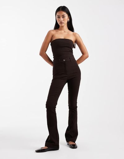Collusion COLLUSION tailored pants in black - part of a set