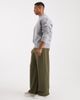 Collusion COLLUSION tailored relaxed pants in khaki-Green - 3