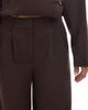 Collusion Collusion tailored wide leg pants in chocolate - part of a set-Brown - 3