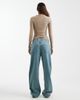 Collusion Collusion Tall antifit jeans in dirty mid blue - 2