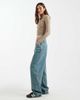 Collusion Collusion Tall antifit jeans in dirty mid blue - 3