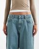 Collusion Collusion Tall antifit jeans in dirty mid blue - 4