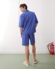 Collusion COLLUSION textured woven shorts in blue stripes-Gray - 3