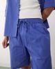 Collusion COLLUSION textured woven shorts in blue stripes-Gray - 4