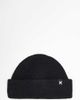 Collusion COLLUSION Unisex logo fisherman beanie in black - 1
