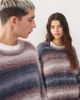 Collusion COLLUSION Unisex long sleeve striped sweater-Multi - 1