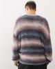 Collusion COLLUSION Unisex long sleeve striped sweater-Multi - 4
