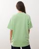 Collusion COLLUSION Unisex X logo T-shirt in green with burgundy print - 4