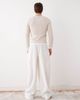 Collusion COLLUSION Unisex XL balloon pants with linen in white - 2