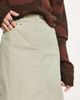 Collusion COLLUSION utility maxi skirt in khaki-Green - 3