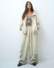 Collusion COLLUSION volume pleated nylon track jacket in stone set-NEUTRAL - 2