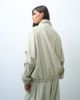 Collusion COLLUSION volume pleated nylon track jacket in stone set-NEUTRAL - 4