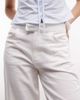Collusion COLLUSION wide leg linen look pants in white - 4