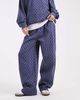 Collusion COLLUSION wide leg sweatpants in blue polka dot-Multi - 2