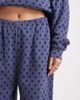 Collusion COLLUSION wide leg sweatpants in blue polka dot-Multi - 4