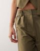 Collusion COLLUSION wide leg tailored pants in khaki - part of a set-Green - 4