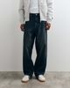 Collusion COLLUSION X001 antifit jeans in dark blue grunge wash - 2