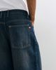 Collusion COLLUSION X001 antifit jeans in dark blue grunge wash - 3