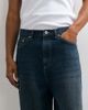 Collusion COLLUSION X001 antifit jeans in dark blue grunge wash - 4