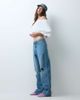 Collusion COLLUSION X001 antifit mid rise jeans with 90s distressing-Blue - 3